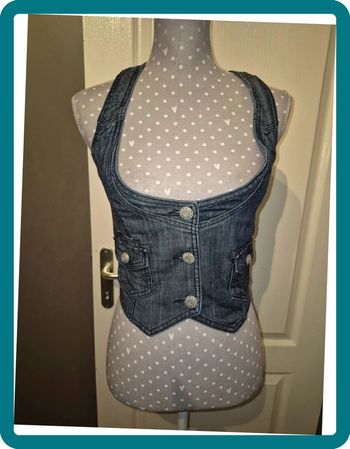 Boléro /debardeur /gilet en jeans