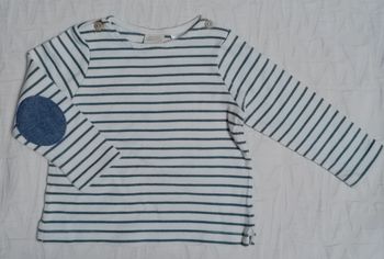 Zara pull marinière rayures 9 mois
