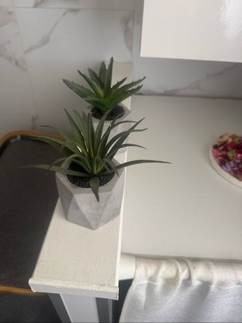Lot de 2 plantes artificielles