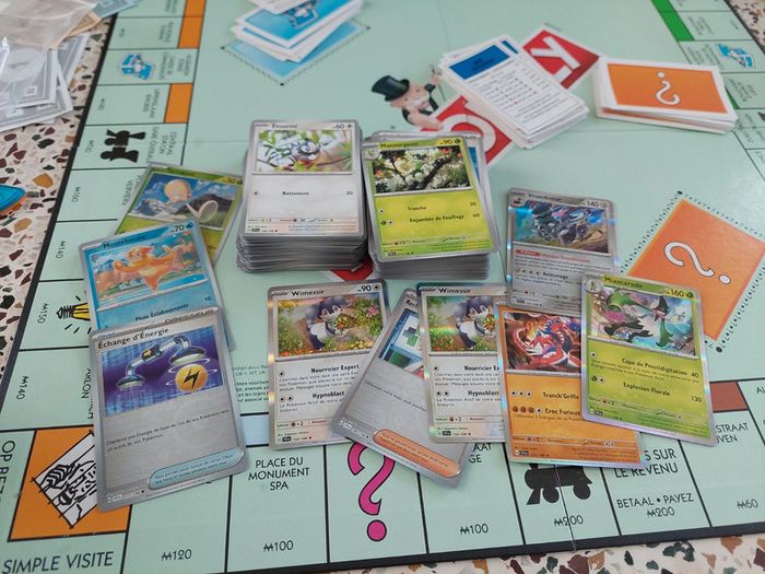 Lot de 173 cartes pokemon ev01 ecarlatte et violet