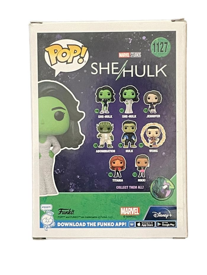 Figurine Funko Pop Marvel Studios She Hulk Glitter 1127 neuf - photo numéro 2