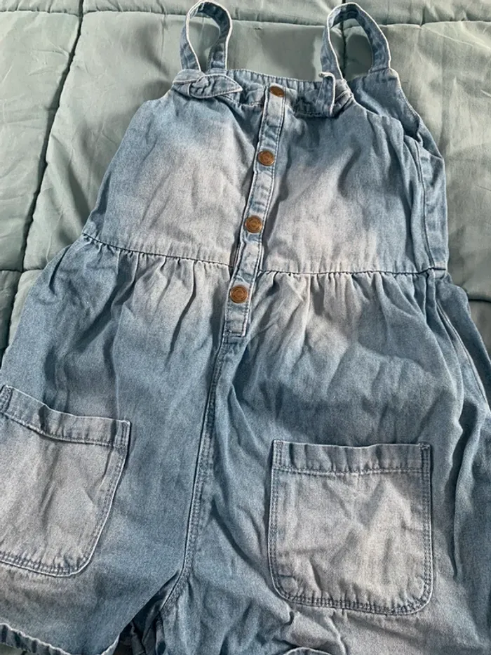 Combi short salopette 8 ans