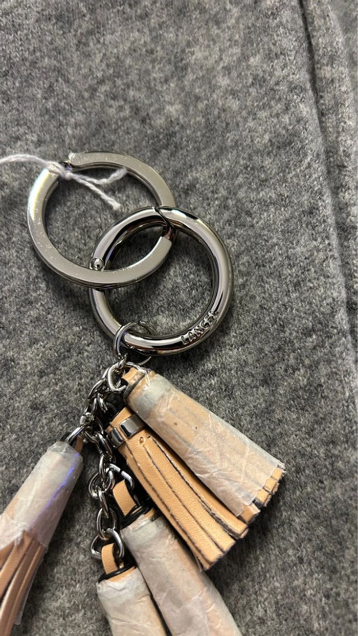 Porte-clés Lancel 5 mini pompons neuf / bijoux pour sac - photo numéro 6