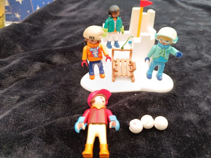 Lot enfants aux sports d'hiver Playmobil - photo numéro 10
