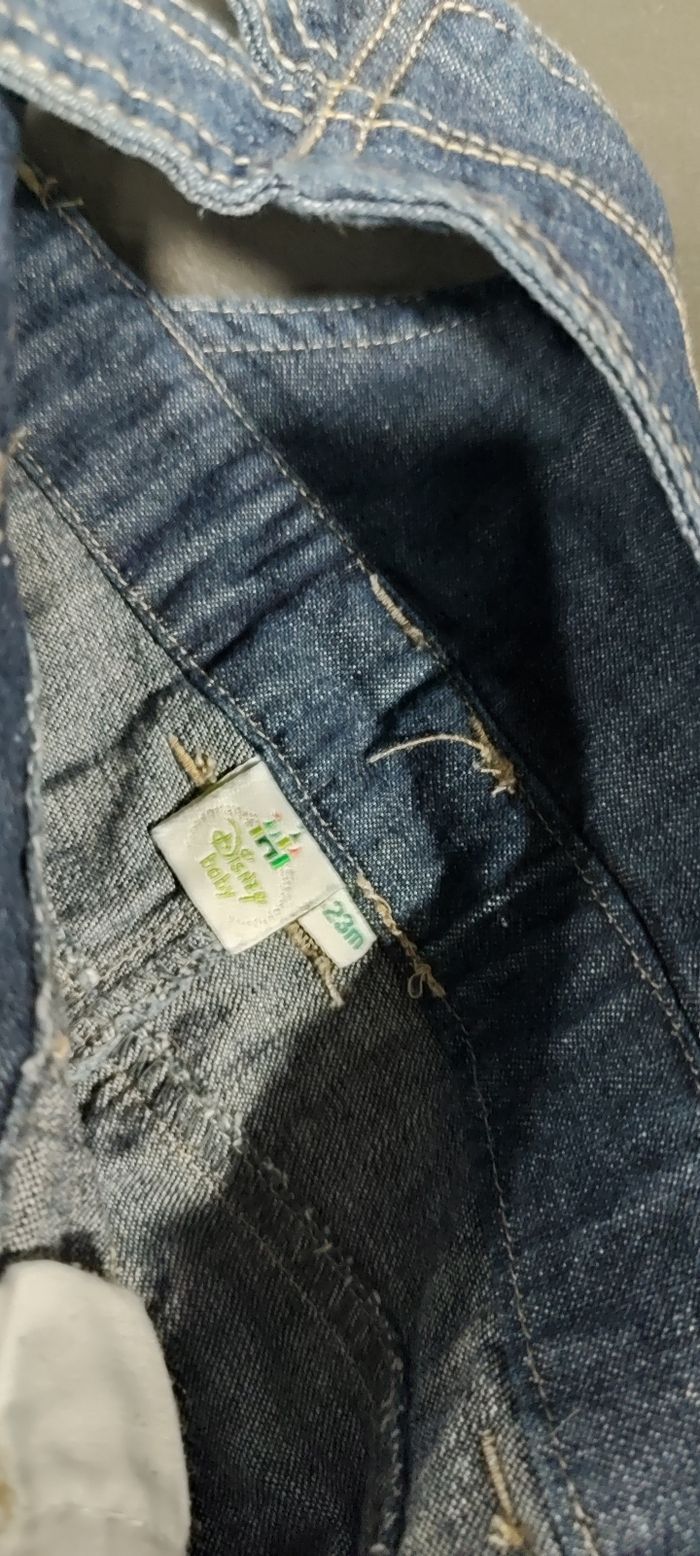 Salopette en jeans 24 mois - photo numéro 4