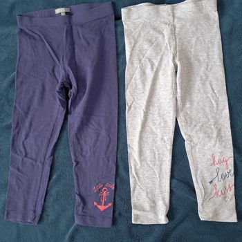 2 leggings 5 ans