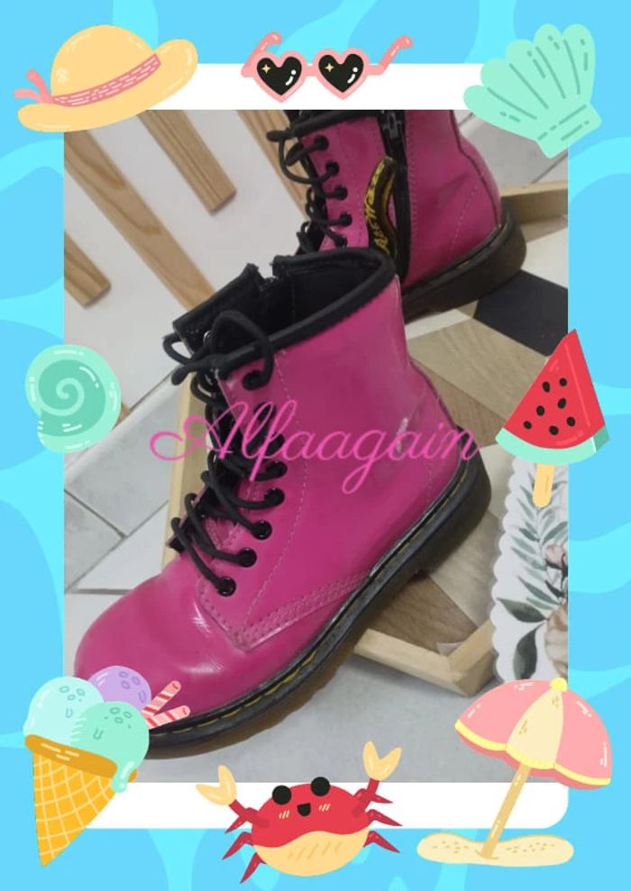 Bottines roses dr Martens 30 - photo numéro 4