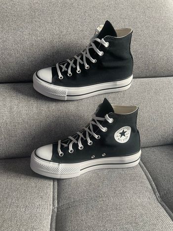 Converse plate-forme noire 40 excellent état 