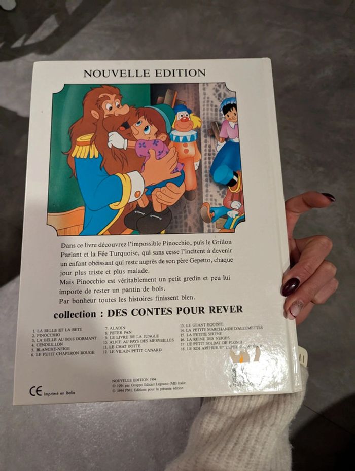 Livre Pinocchio vintage 1994 - photo numéro 2