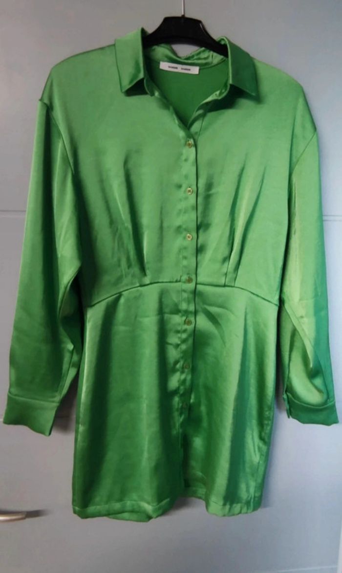Robe verte Samsoe Samsoe (prix négociable) - photo numéro 4