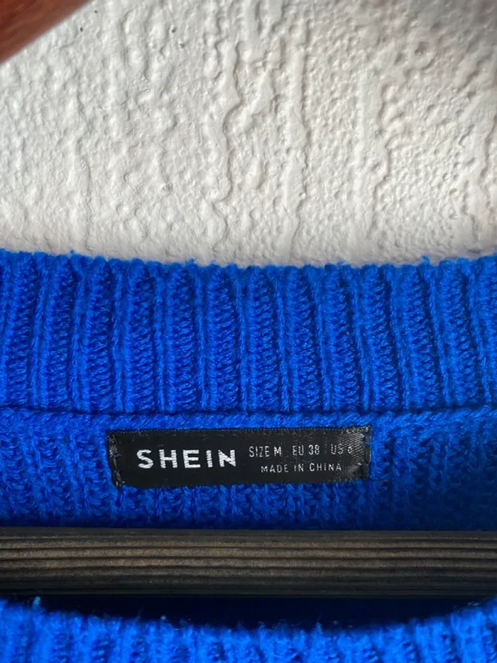 Sweat pull SHEIN bleu taille m 38 - photo numéro 2