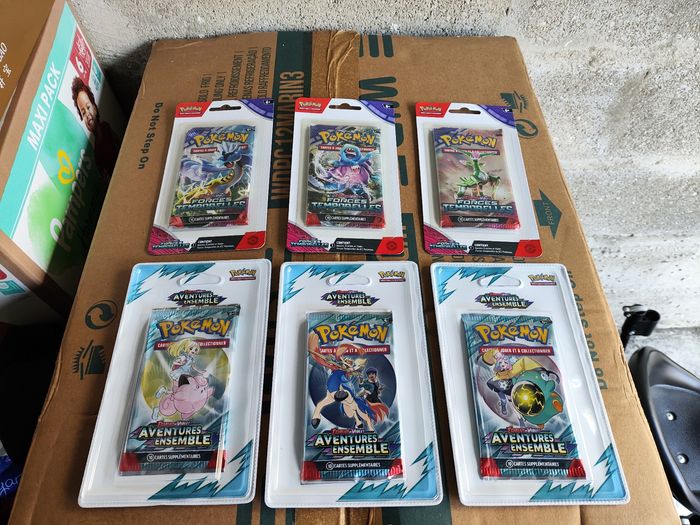 Lot de 6 blisters Pokemon