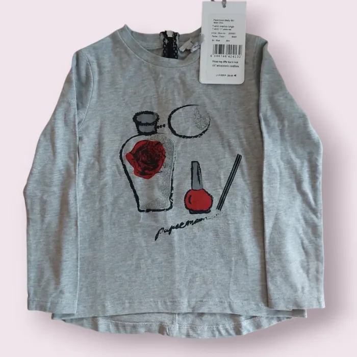T-shirt manches longues T.24 mois neuf - photo numéro 2