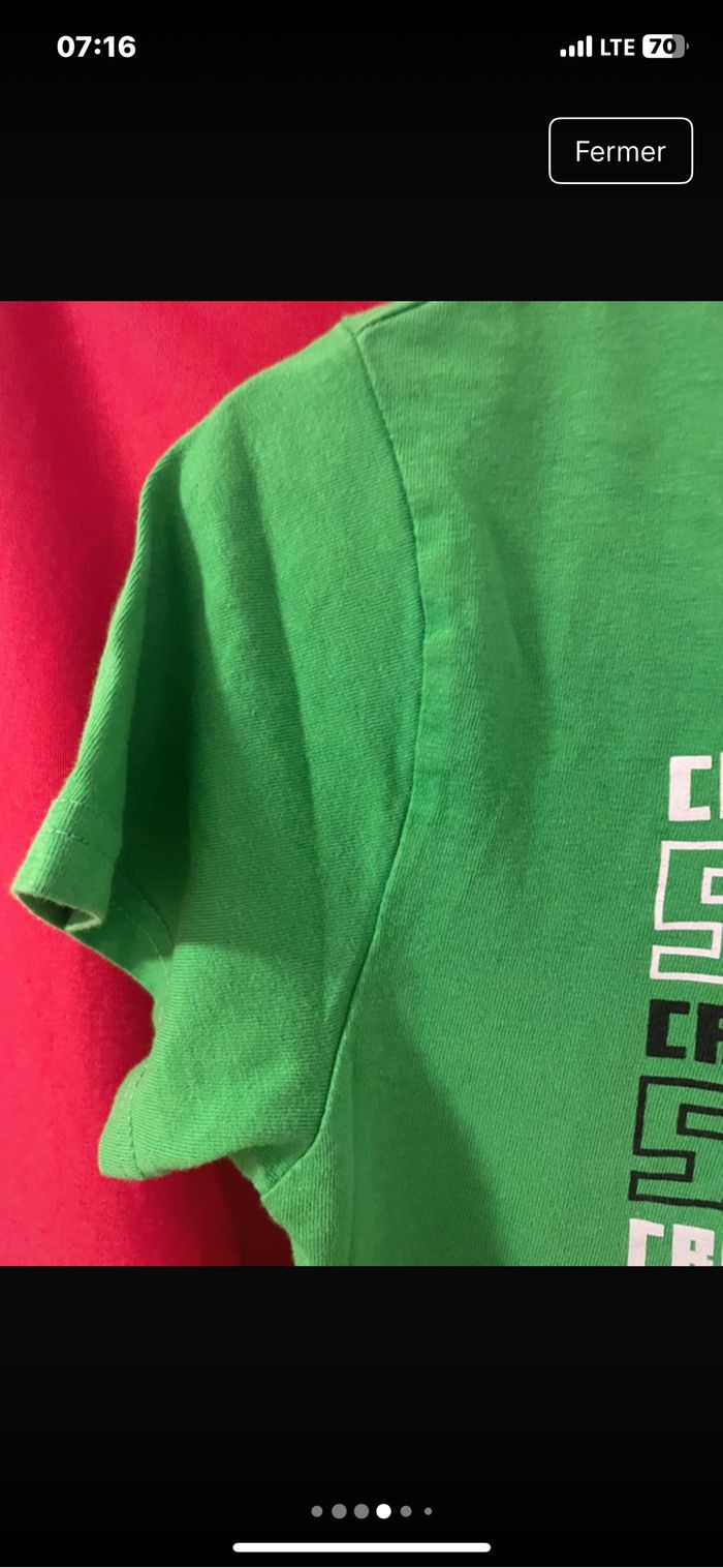 T shirt enfant mine craft - photo numéro 5