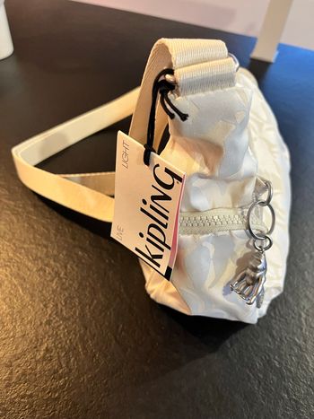 Sac bandoulière Kipling GABB S – Palm beige jacquard – neuf 👜