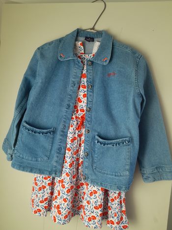 Ensemble robe et veste sergent major fille en 9ans