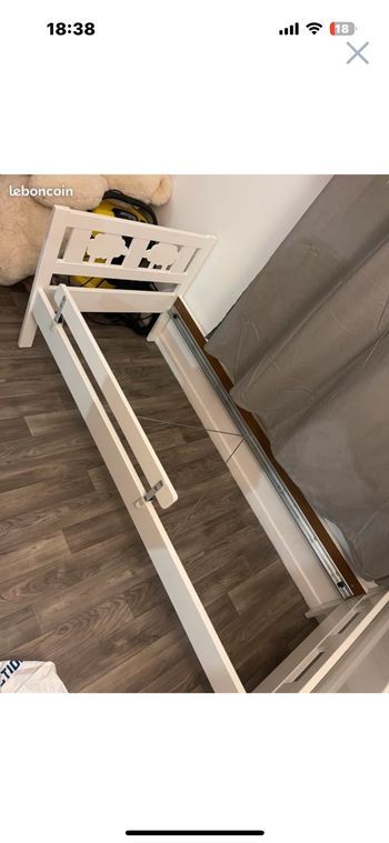 Lit  160/80 avec sommier et matelas