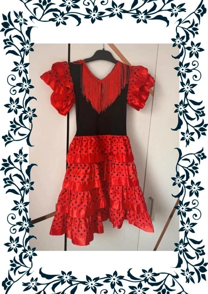 Robe déguisement fête 6 ans