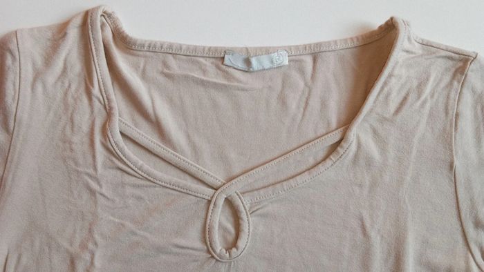 T-shirt col fantaisie - photo numéro 2