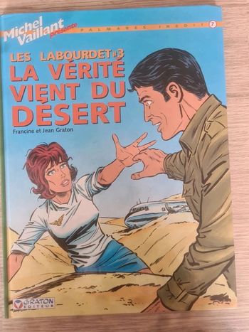Michel  vaillant  les  labourdet la vérité  vient du  désert