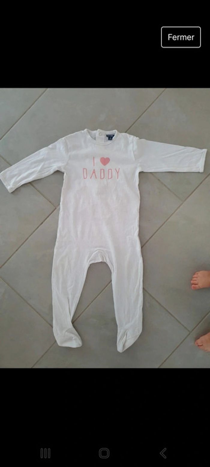 Lot pyjamas été 1 pièce, 18 mois - photo numéro 2