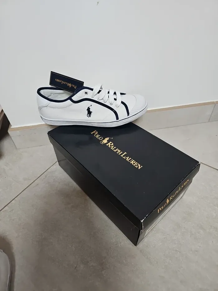Authentiques baskets de la marque Ralph Lauren - photo numéro 3