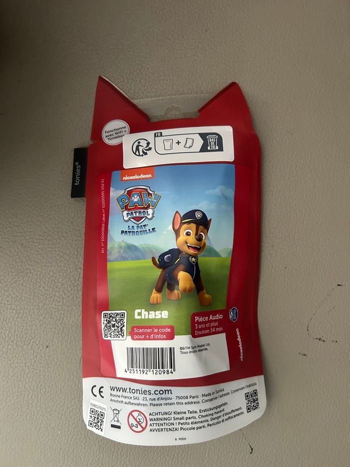 Figurine tonies Chase pat patrouille pour toniebox - photo numéro 2