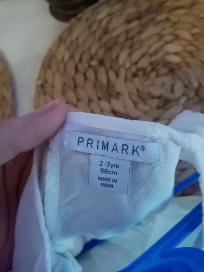 Tunique a volant blanc (primark) fille, 2/3 ans - photo numéro 3