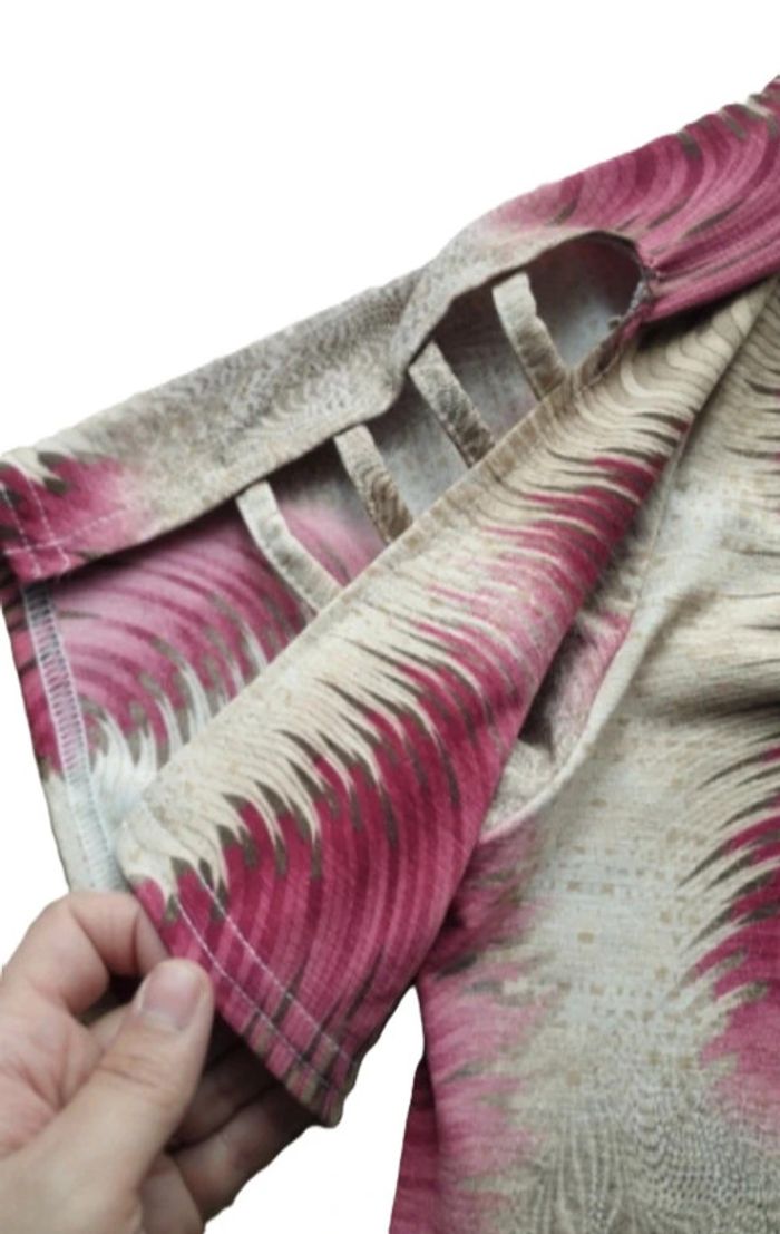 Superbe blouse "plumes". Taille XL. Vernal Paris - photo numéro 3