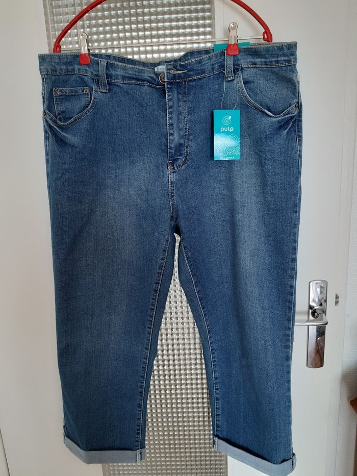 Pantacourt jean stretch T52