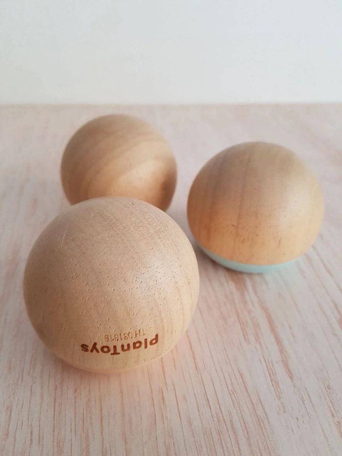 Têtes sensorielles culbuto pastel en bois de Plan toys - photo numéro 7