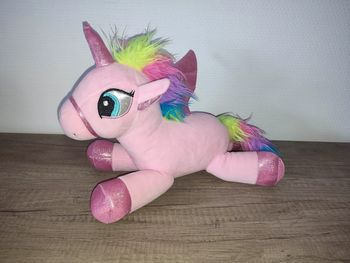 Peluche Licorne rose Plospsaland