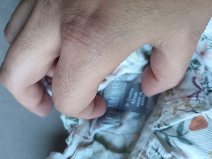 Robe tunique col fleurie printemps bébé fille 3 mois Primark - photo numéro 3