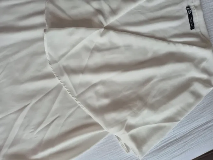 Blouse Zara taille L écru - photo numéro 4