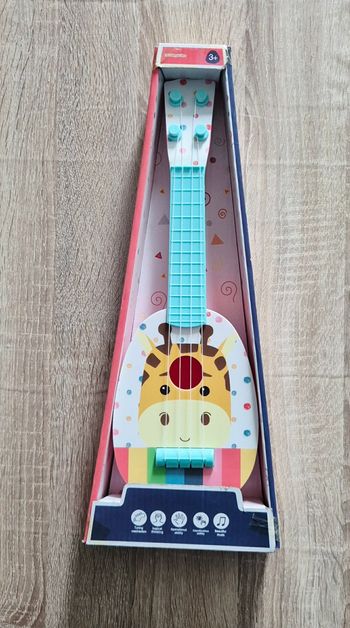 Jeu Ukulélé enfant Girafe - Instrument d'éveil musical 🦒