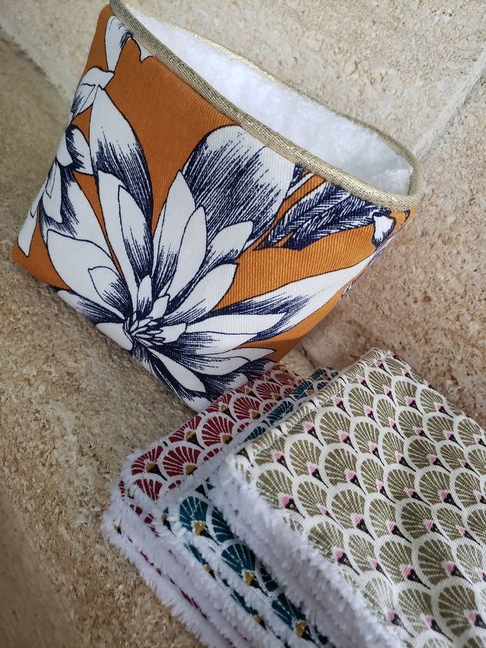 Lingettes/demaquillettes lavable et réutilisable - photo numéro 3