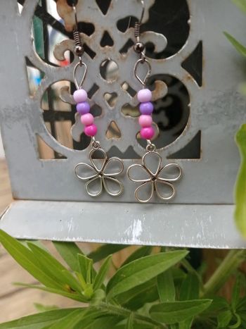 Boucles d'oreilles fleurs