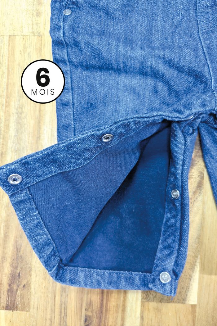 Salopette jeans doublé - Renard - Creeks 6 mois - photo numéro 4