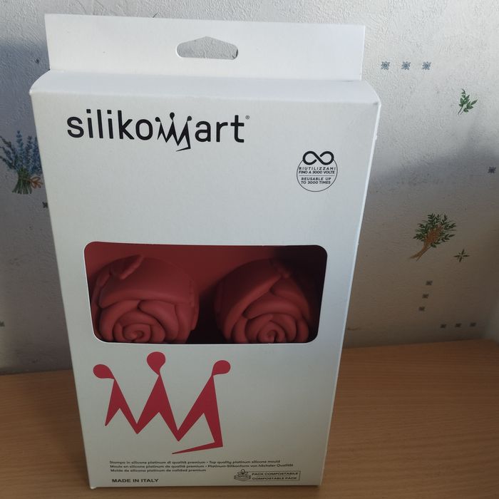 Moules Silicone 3D 6 Roses de Silikomart Neuf