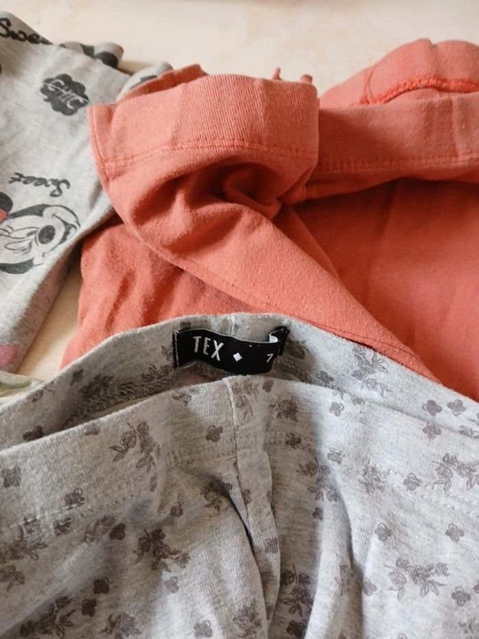 Lot de 5 leggings fille taille 8 ans - photo numéro 3