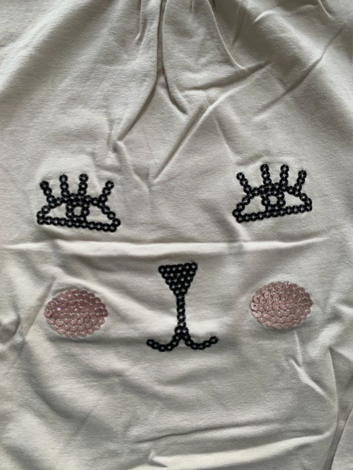 Sous pull jersey beige 8 ans neuf Vertbaudet - photo numéro 3