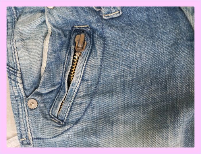 Jean taille basse S Blue Rags Denim - photo numéro 9