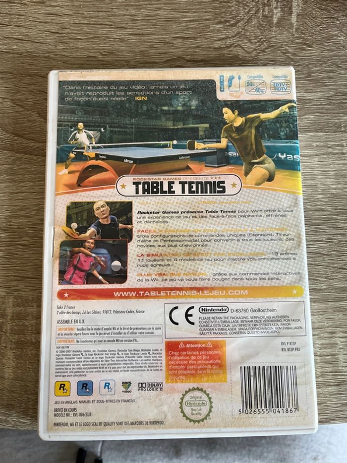 Table tennis wii - photo numéro 3