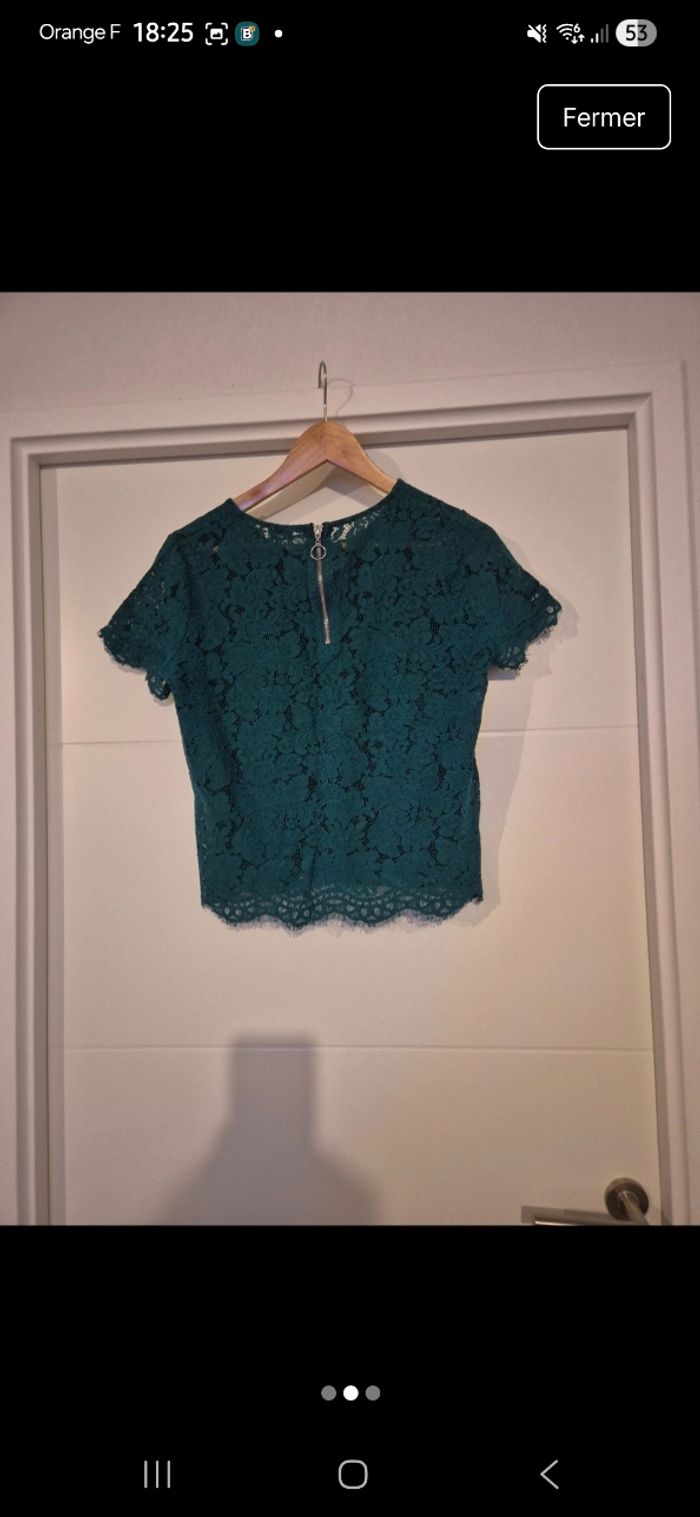 Tee-shirt dentelle - photo numéro 2