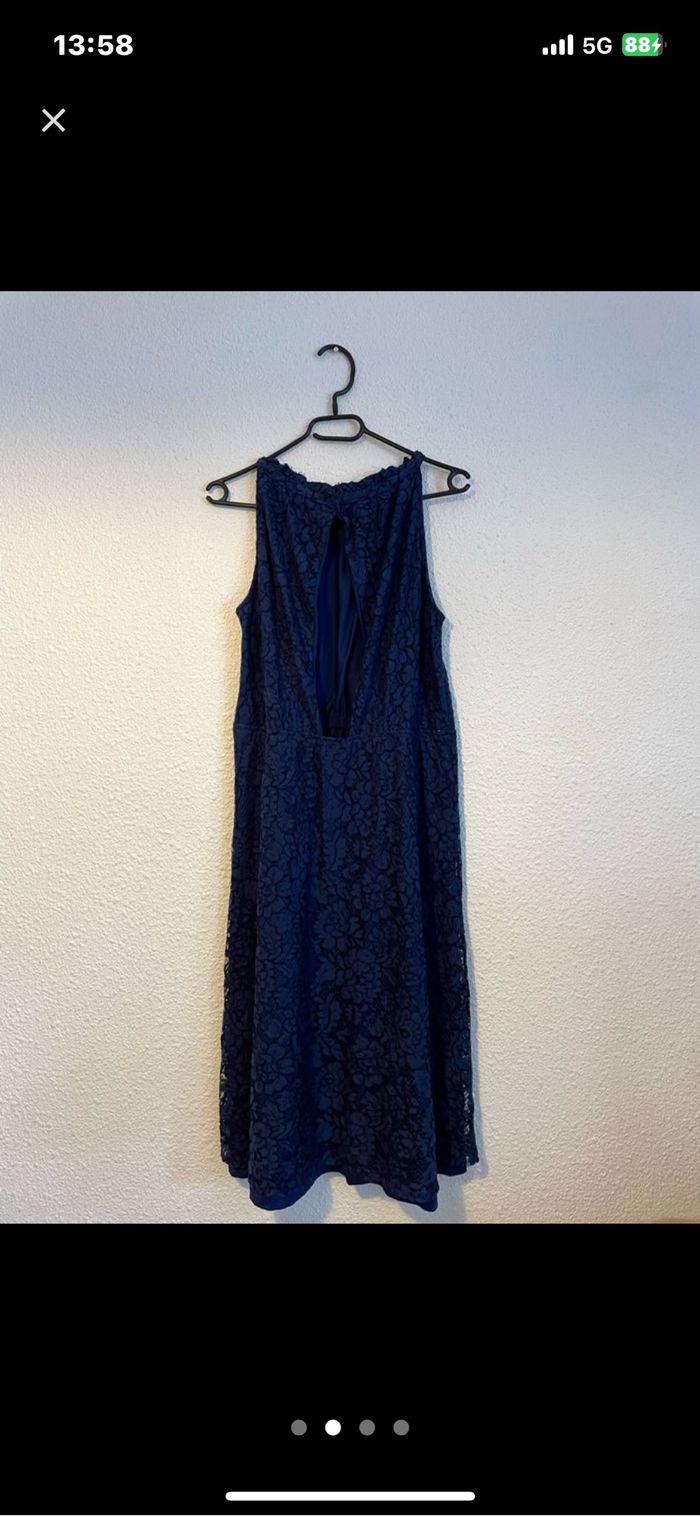 Robe longue bleu taille Xl - photo numéro 3