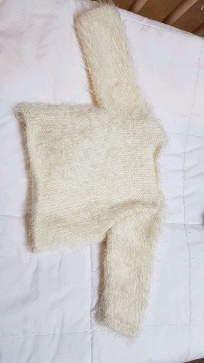 Gilet crème tout doux - photo numéro 3