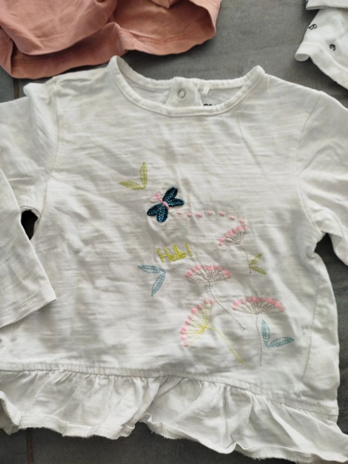 Lot 4 tee-shirt 2 ans fille - photo numéro 7