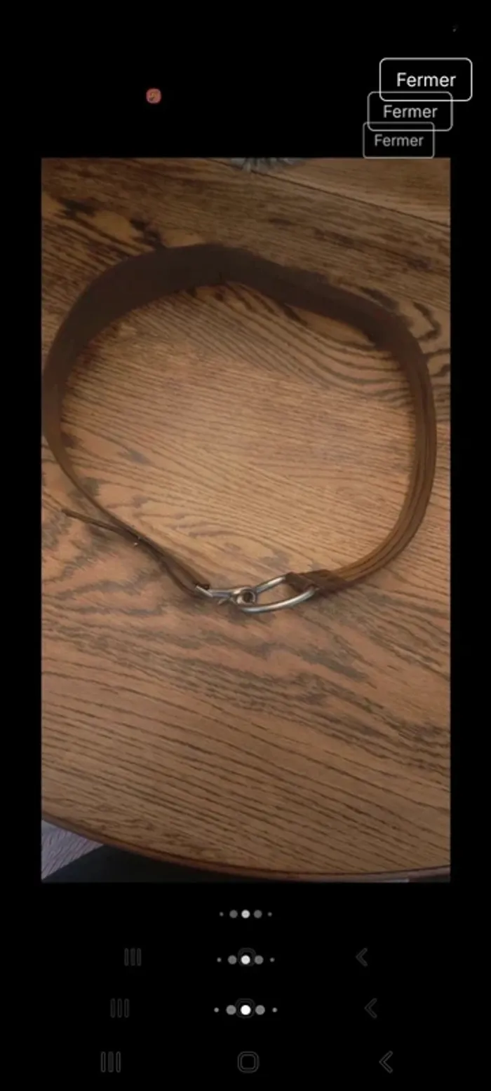 Ceinture Marron Joop.V 95cm cuir Marron - photo numéro 6