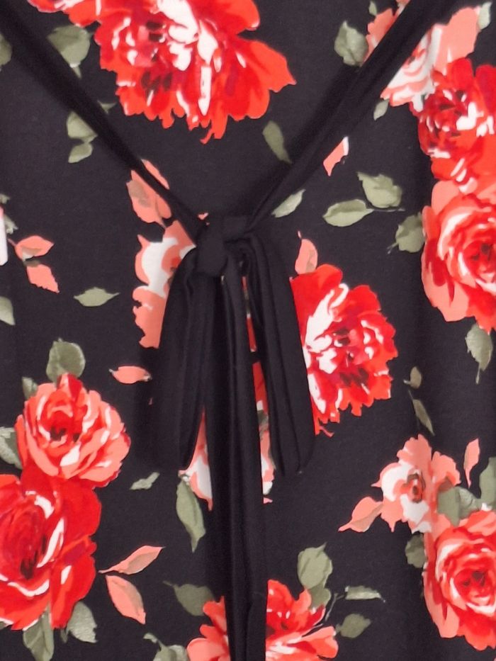 Robe bohème courte à l'imprimé fleuri - photo numéro 6