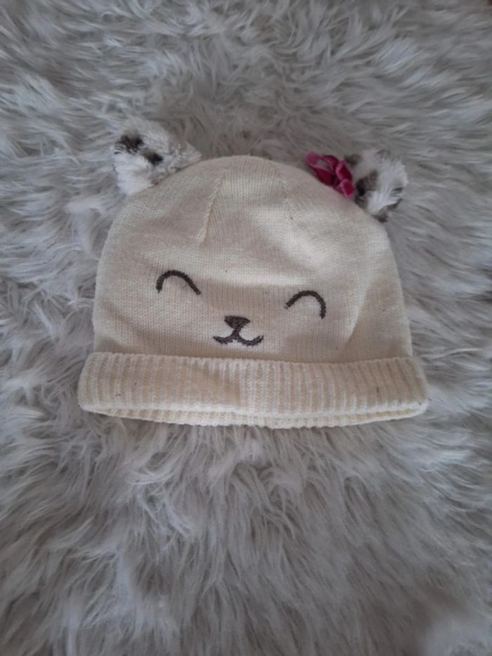 Bonnet fille 50 cm Grain de blé